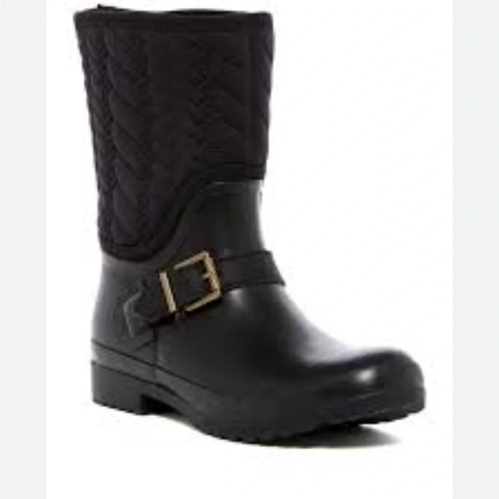 Sperry Navy Blue Rain Boots SIZE 6 - Picture 1 of 7